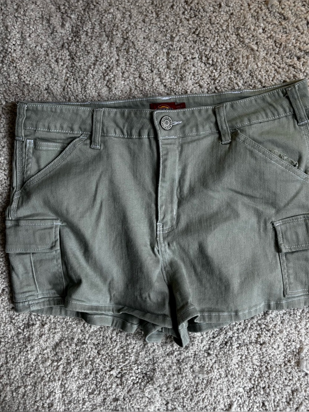Dickies Olive Utility Jean Shorts